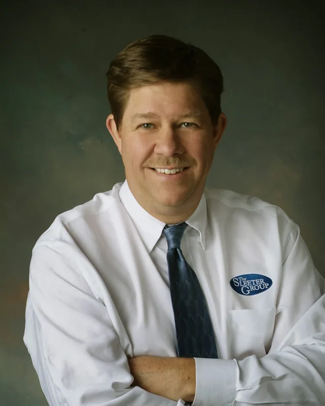 Doug Sleeter in a Sleeter Group shirt, 2008